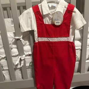 BNWT Will’beth baby boy holiday longall 24 mo